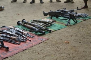 cache of arms recovered