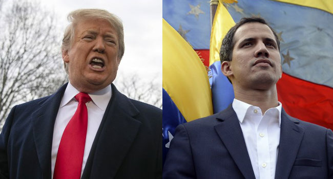 Trump Recognises Venezuela Opposition Leader Guaido As Interim