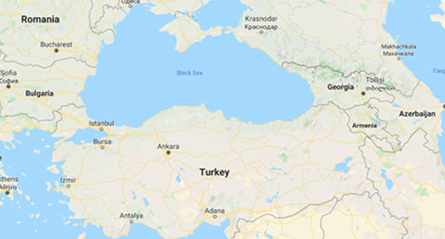 a map of turkey used to illustrate the story.