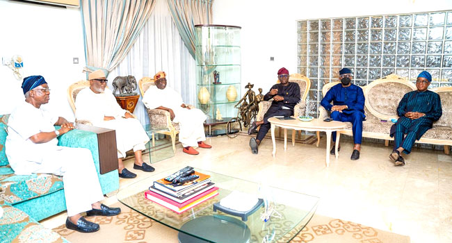 South West Governors Meet In Lagos Visit Tinubu Channels Television