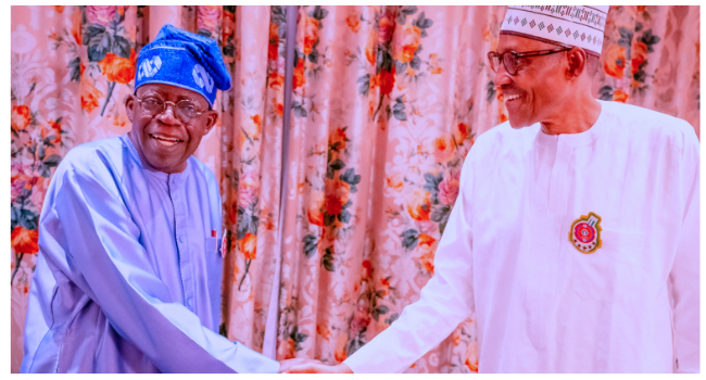 Buhari Meets Tinubu At Villa Channels Television