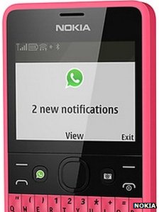 Nokia launches Asha 210 WhatsApp phone