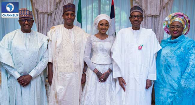Pictures Dignitaries Grace President Buhari’s Daughter’s Wedding