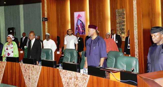 [PHOTOS] Osinbajo Presides Over NEC Meeting – Channels Television