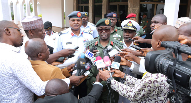 What We Discussed With Buhari – Chief Of Defence Staff