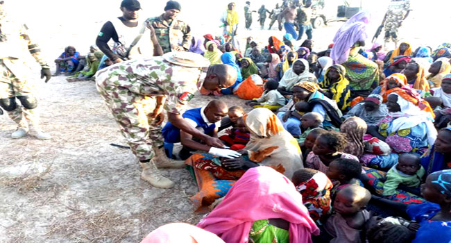 PHOTOS: Army Troops Rescue 212 Boko Haram Captives In Borno – Channels ...