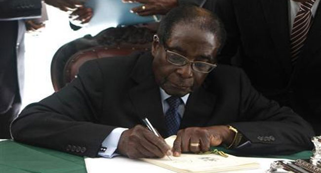 Mugabe Resigns, Ending 37-Year Reign Over Zimbabwe – Channels Television