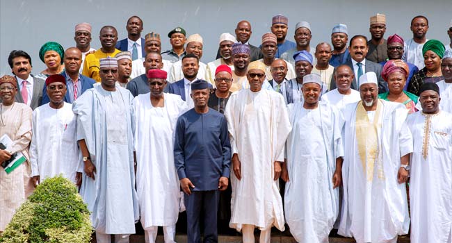 Buhari Receives Delegation Of Rice Processors Association In Abuja ...