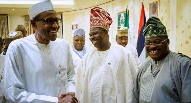 Buhari, Osinbajo Meet With APC Governors Behind Closed Doors – Channels ...