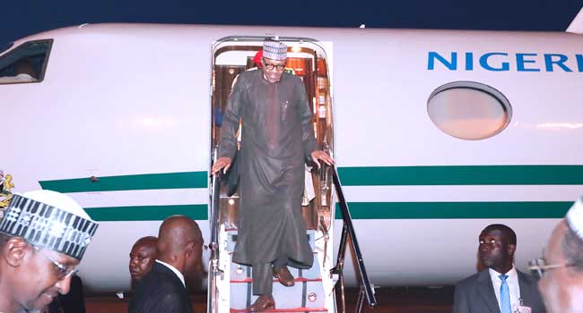 BREAKING: President Buhari Returns After London Vacation