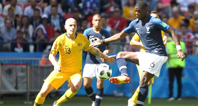 France World Cup2 France 1-1 Australia (Second Half Ongoing) • Channels Television