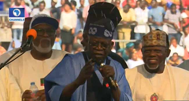 Tinubu, Oshiomhole, Ali Present As APC Flags Off Presidential Campaign ...