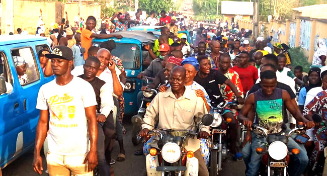 Osun Election: Jubilation As Adeleke’s Supporters Flood Osun Streets