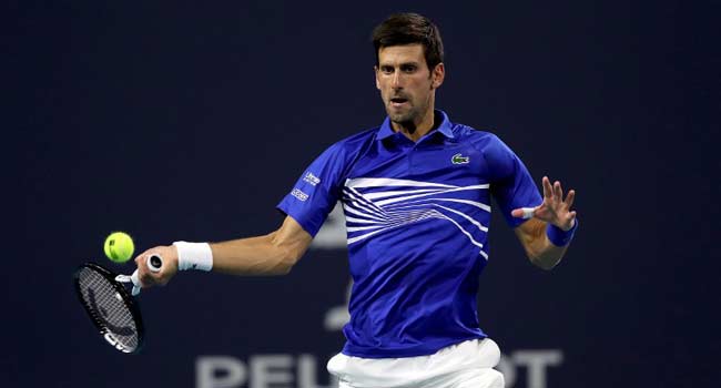 Dubai Tennis Champs: Djokovic digs deep in opening round win