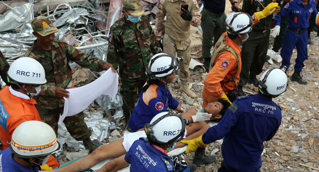 Chinese, Six Others Charged Over Cambodia Building Collapse – Channels ...