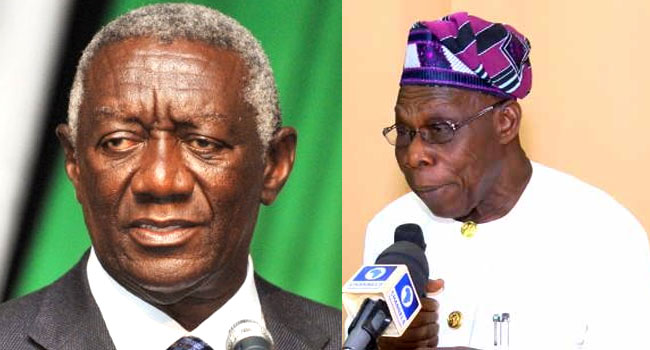 Image result for Obasanjo, Kufuor Ask AU, ECOWAS To Intervene In Benin Crisis