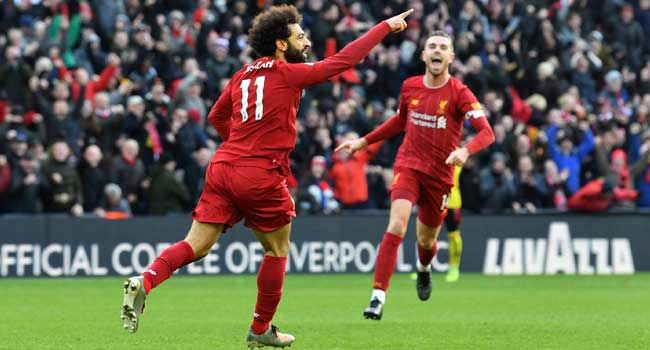 Salah Double-Fires Liverpool Into Premier League Victory – Channels ...