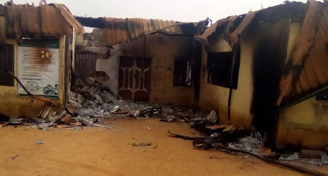 Thugs Set INEC Office In Imo On Fire After Supplementary ...