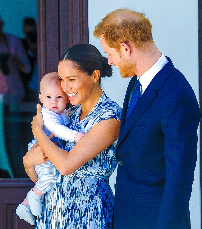 Britains Harry Meghan Markle and baby Archie