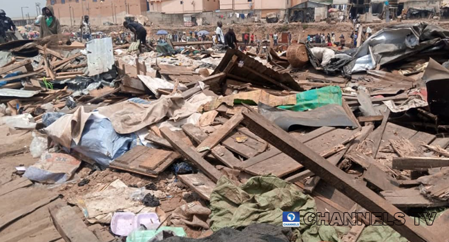 The Lagos State Government demolished about 150 kiosks and shanties in the Agege area of Lagos State on August 12, 2020.