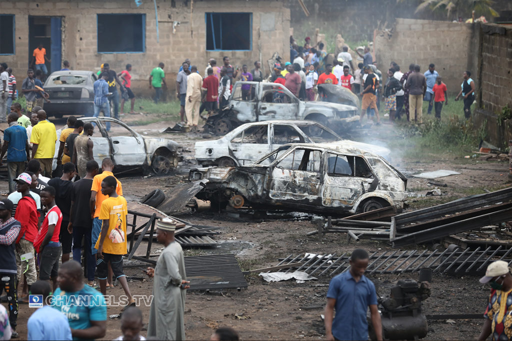 PHOTOS: Lagos Tanker Explosion Leaves Carnage Behind – Channels Television