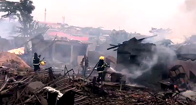 A gas explosion occurred in the Iju area of Lagos on September 24, 2020.