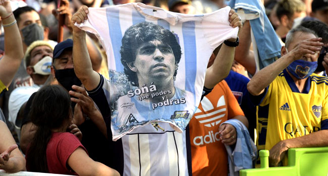 Brazilians mourn death of Argentinian archrival Maradona