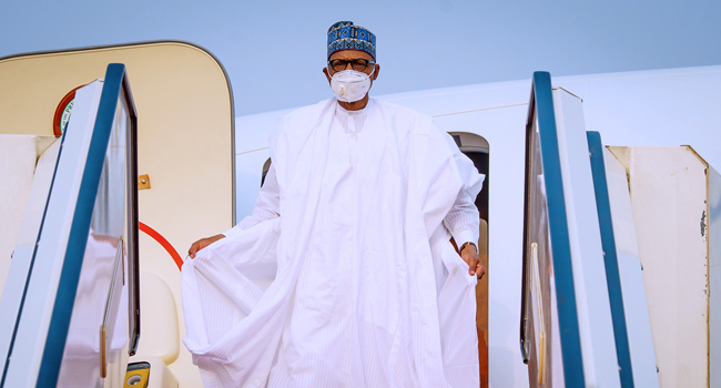 President Buhari Arrives In Abuja After 4-Day Visit To ...