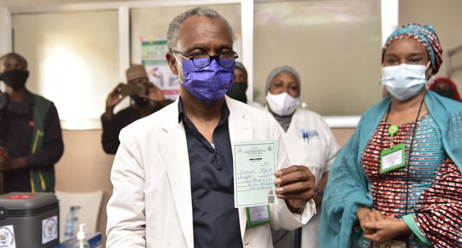 Gov El-Rufai, Deputy, Others receive Covid-19 vaccine