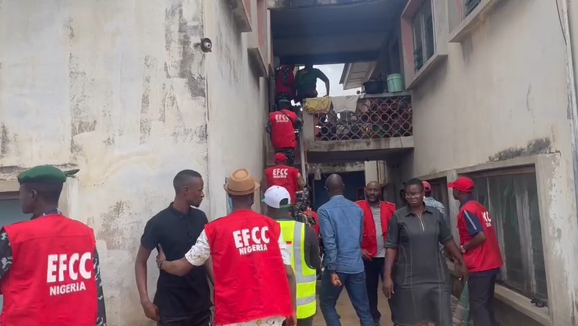 The EFCC said it arrested persons trading votes for money in Ekiti on June 18, 2022.
