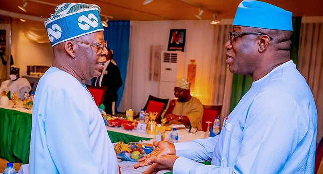 President Muhamamdu Buhari met with APC presidential aspirants at the State House in Abuja on June 4, 2022. 