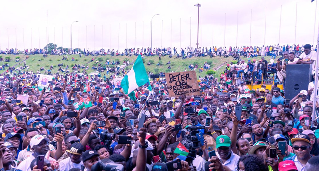 Hold #OBIDATTI23 Rally But Don't Converge At Lekki Toll Gate – Court –  Channels Television