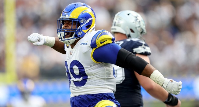 L.A. Rams star Aaron Donald signs with Donda Sports