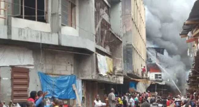 Again, Fire Guts Balogun Market In Lagos, Destroys Properties – Channels  Television