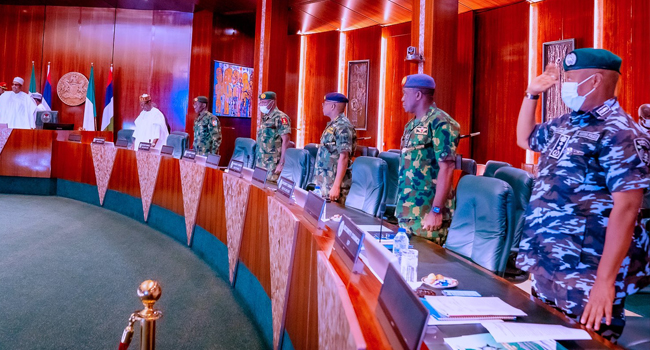 Buhari Presides Over National Security Council Meeting – Channels ...