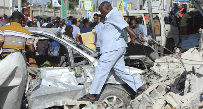 Death Toll From Somalia Twin Bombings Climbs To 100 – Channels Television