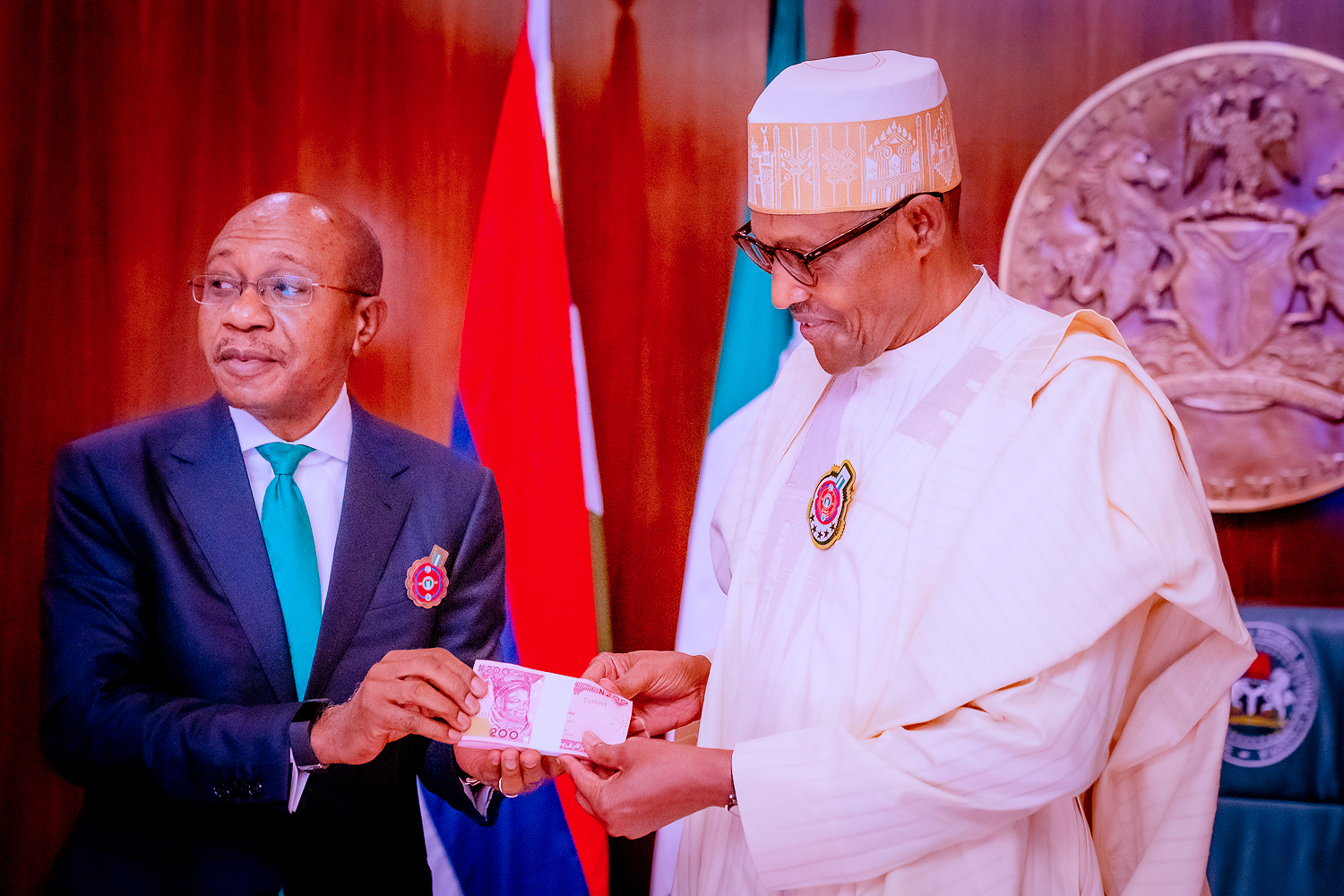 Buhari Meets Emefiele After Supreme Court Adjournment Channels Television