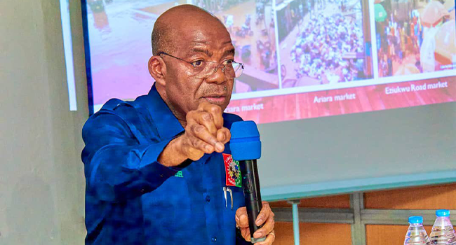 Otti urges the departing PDP administration to refrain from inciting violence in Abia