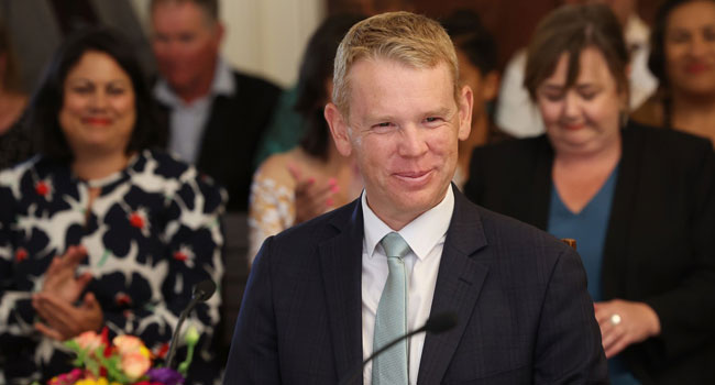 Chris Hipkins Sworn In As New Zealand PM