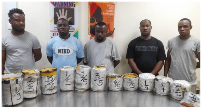 NDLEA Busts Trans-Border Cartel, Arrests 5 Kingpins, Seizes Skunk, Meth In  Compressors – Channels Television