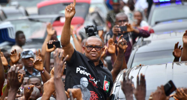 Peter Obi Campaigns For LP Candidates, Receives Hero’s Welcome In Delta, Edo