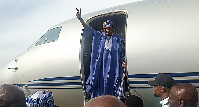 Tinubu Arrives In Lagos Days After Return To Nigeria – Channels Television