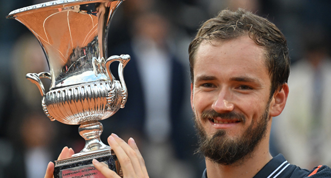 Italian Open: Daniil Medvedev claims first clay-court title with