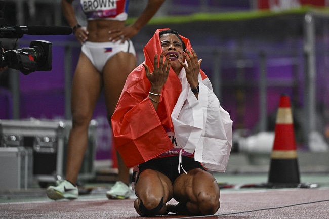 Adekoya Bounces Back From Doping Ban To Win Asian Games Hurdles Gold –  Channels Television