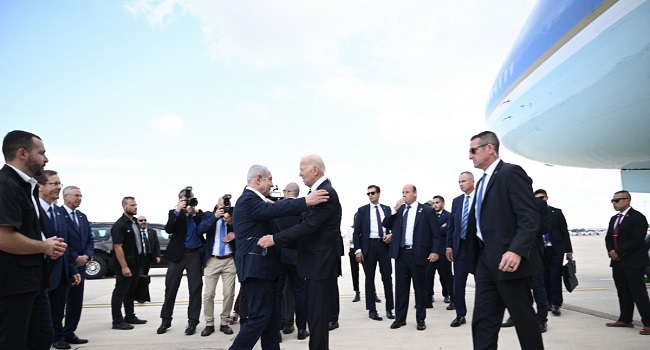 Biden In Israel On Solidarity Visit • Channels Television