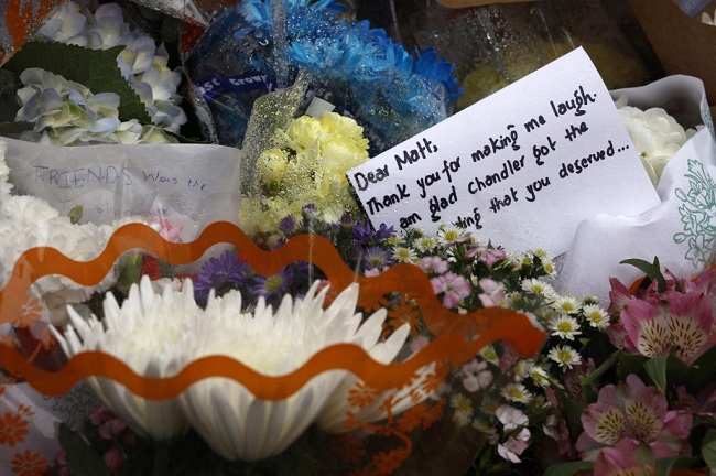 Matthew Perry memorial outside NYC Friends apartment grows as fans leave  flowers and heartfelt tributes to late star following his shock death aged  54