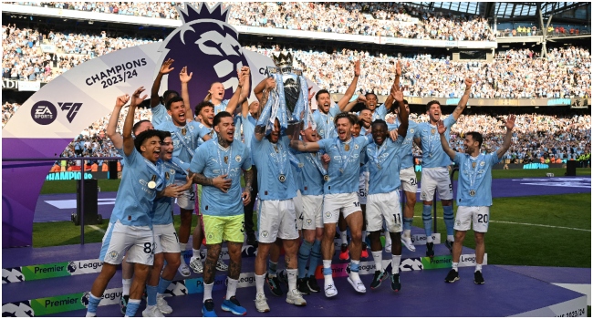 Man City Win Historic Fourth Straight English Premier League Title