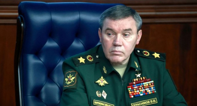 Russia's army Chief of General Staff Valery Gerasimov