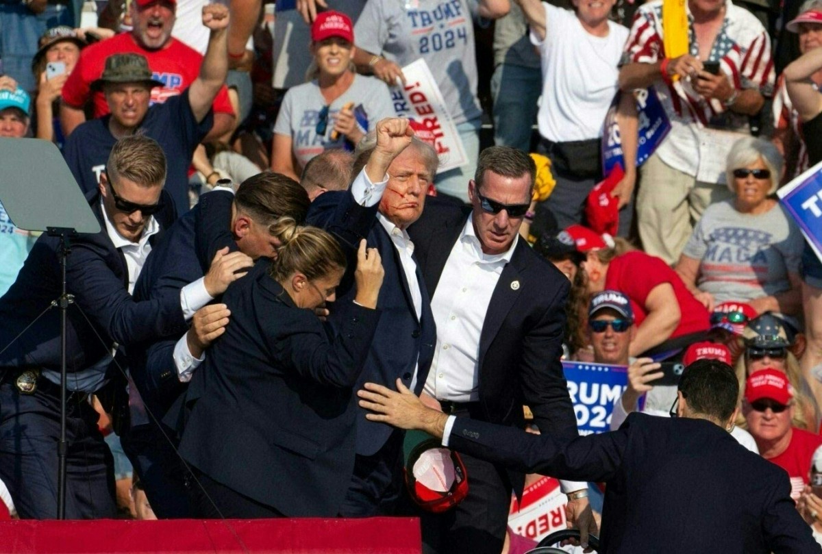 Trump Rushed From Rally Stage As Gunshots Ring Out